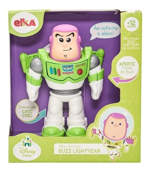 Boneco Articulado 20 Cm Meu Amigo Buzz Lightyear Elka