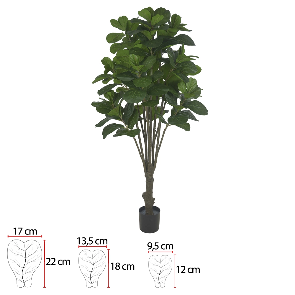 Arvore Ficus Real Toque X165 1.8m Verde 41881001 Dea