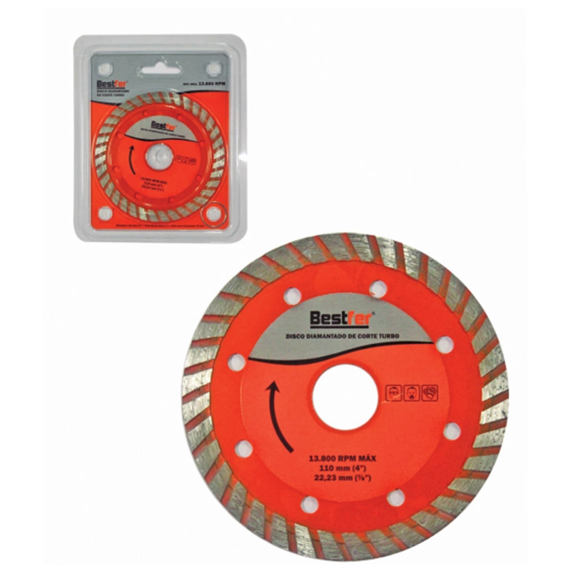 Disco Diamantado Corte Turbo Seco Refrig 110mm Bfh0081 Bestfer