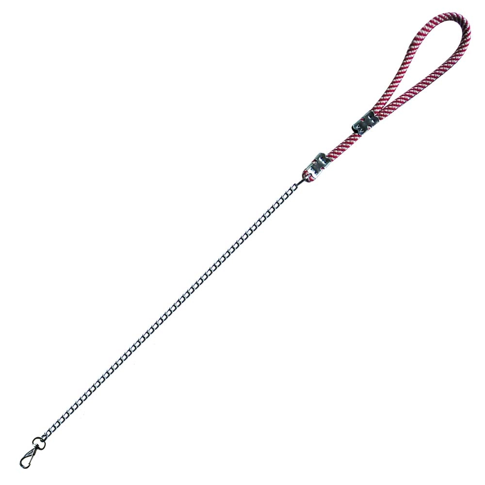 Guia De Corda Com Corrente Metal 1 2,50m 16mm 0028 Furacao Pet