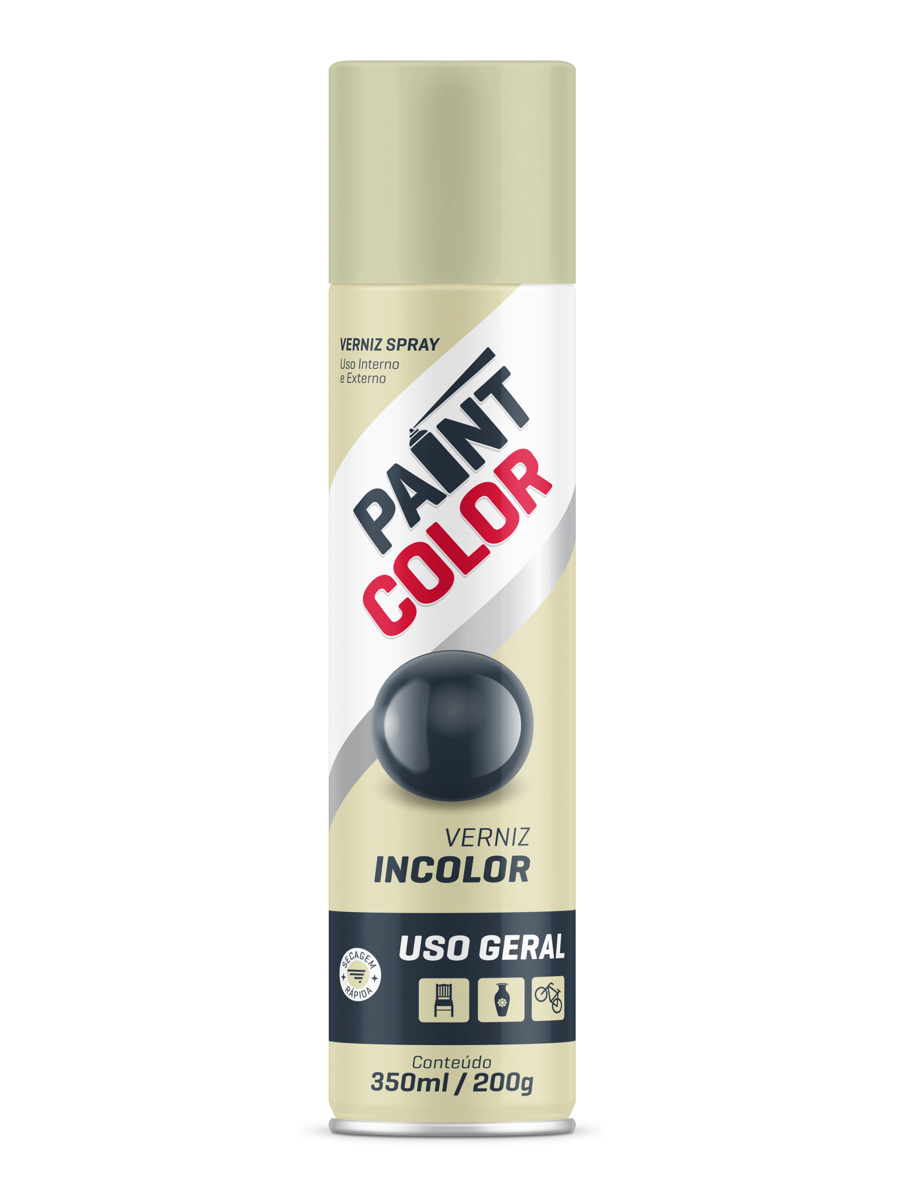 Tinta Paintcolor 350ml Verniz 5510099 Baston