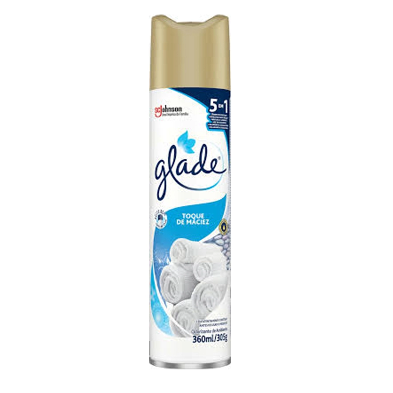 Odorizador De Ambiente Aerossol Toque De Maciez Glade Frasco 360ml Spray
