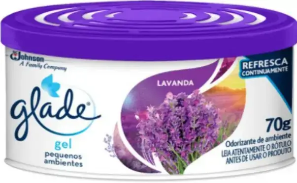 Glade Gel Lavanda 70g Dp/3 Promocional