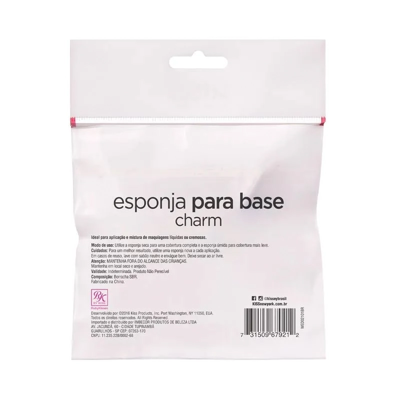 Kiss Esponja Fac R.wed02br Charm C/6