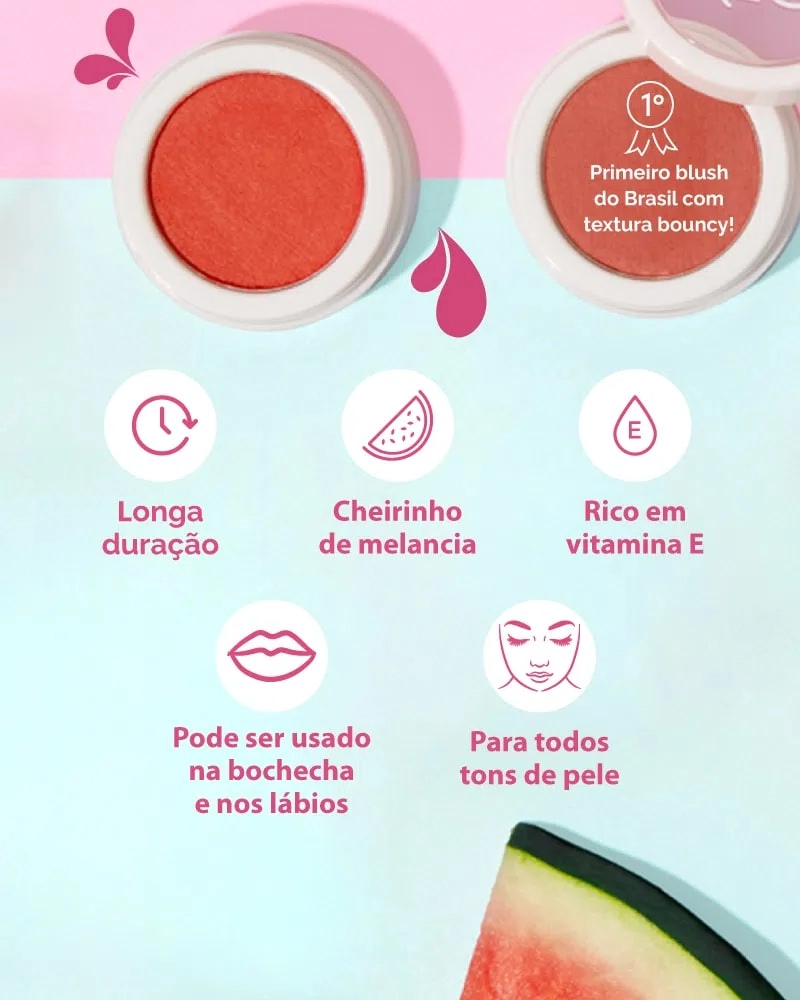 Blush Facial Lip Rk Melon Pop Summer Pop 3g