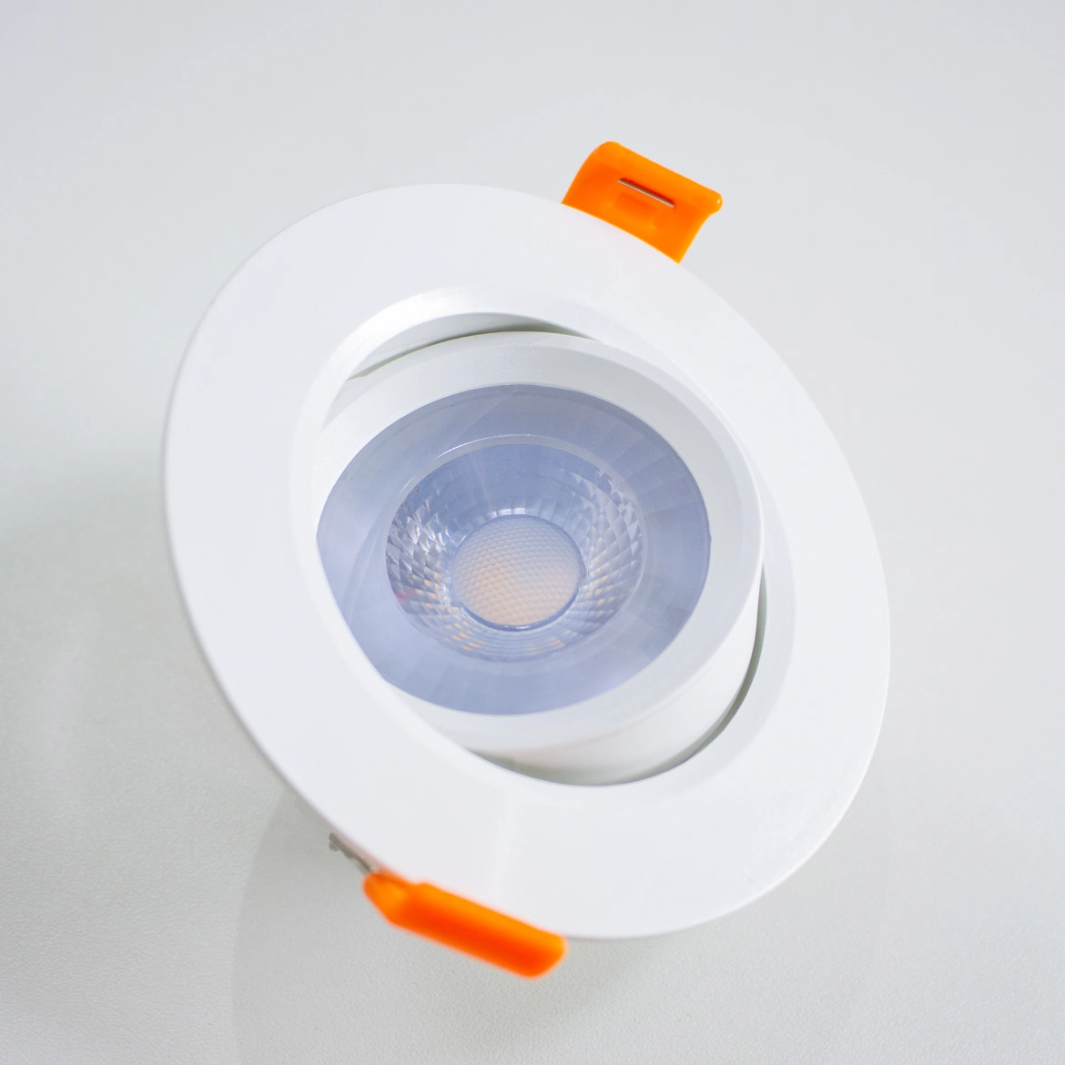 kit com 3 Spot Embutir Direcional Super Led 5w Redondo Branco Frio St478
