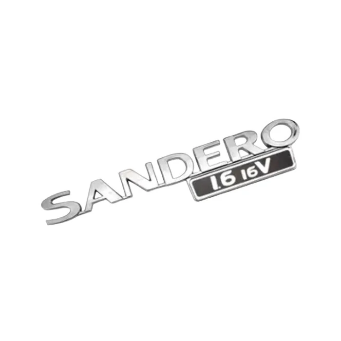 Emblema (Sandero 1.6 16V) RENAULT SANDERO - RENAULT 908923851R