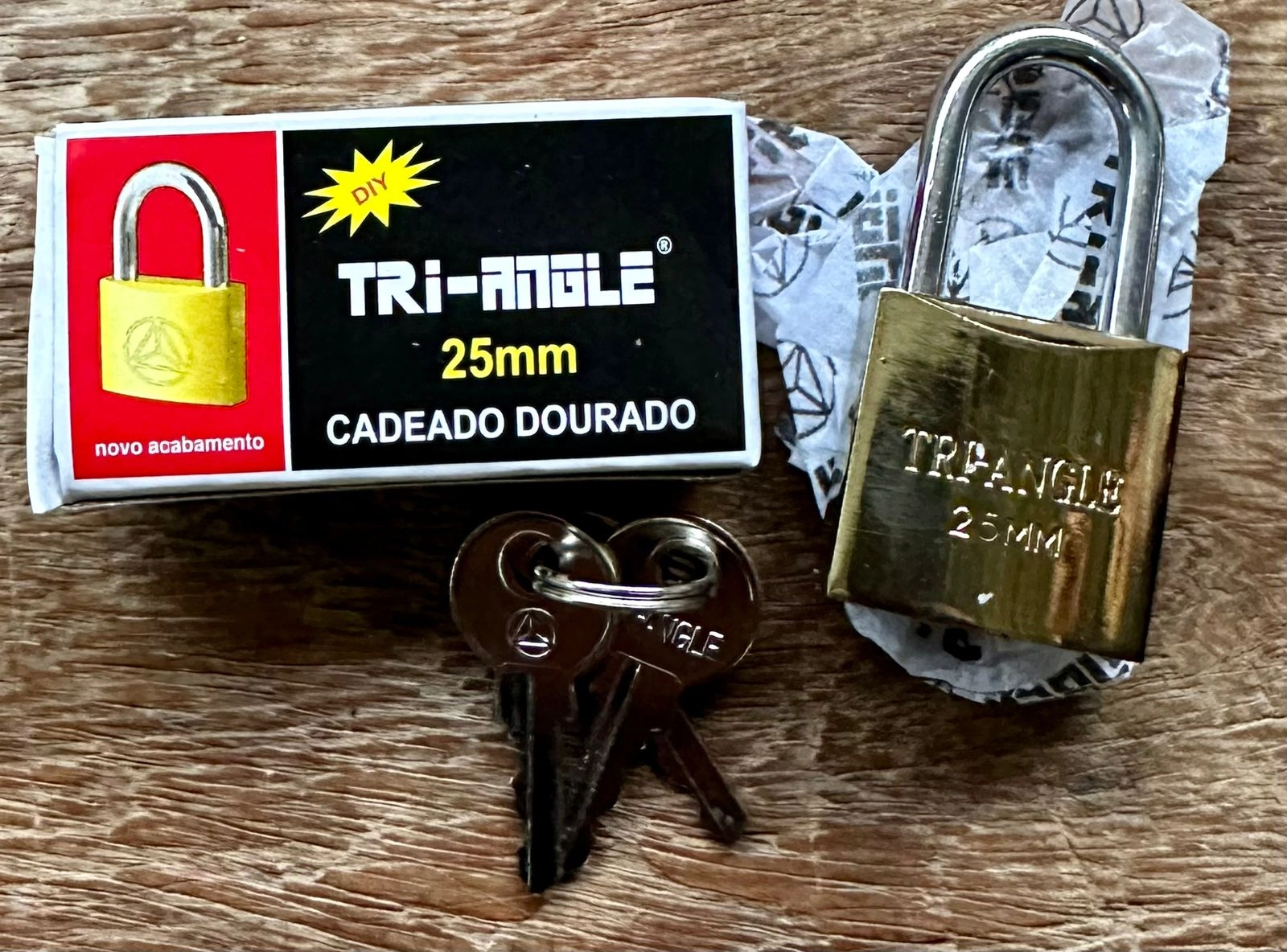 Cadeado Triangle 25mm Cad002 Master Clean