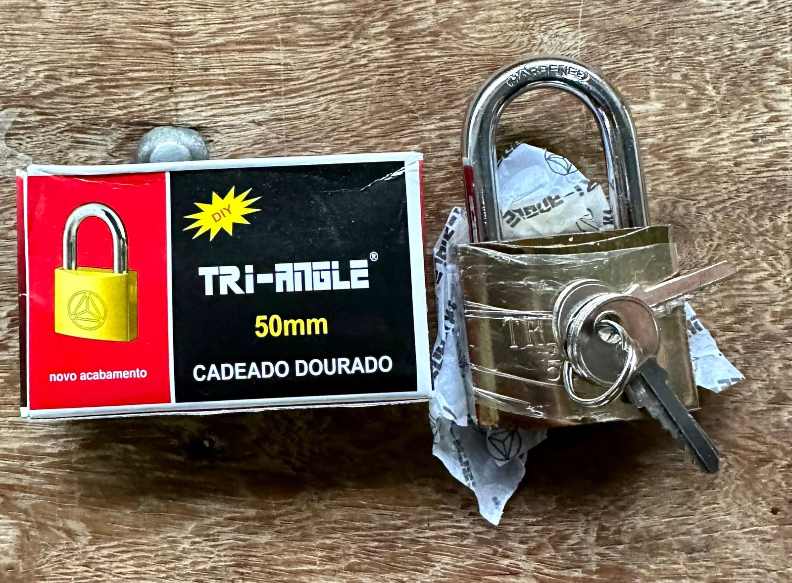 Cadeado Triangle 50mm Cad005 Master Clean