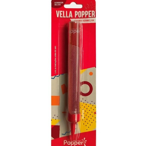 Vela Aniversario Popper Vulcao