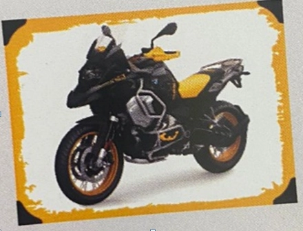 Quadro Metal Motos 30x40