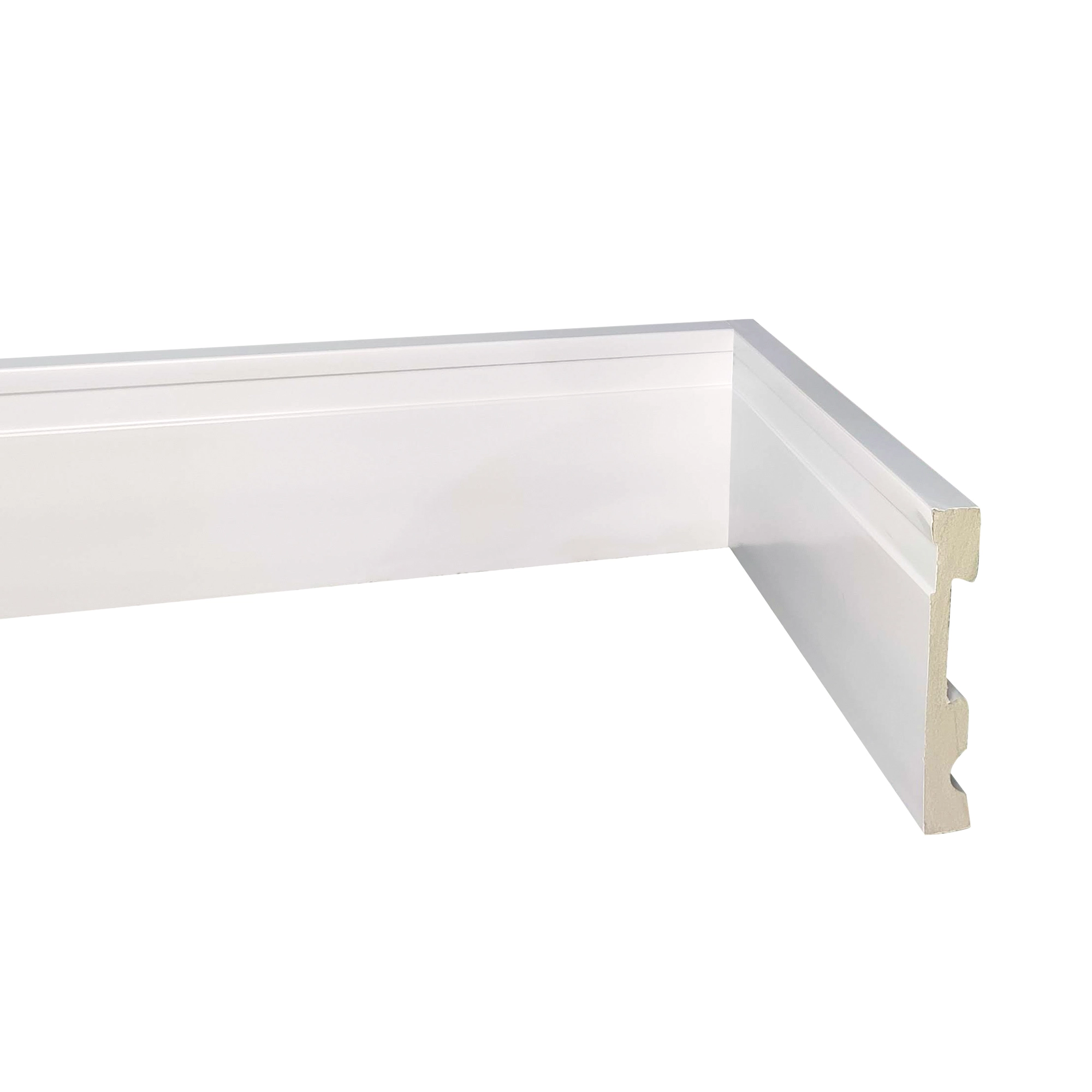 Rodapé Aqua Br Floor 10cm Frisado - Barra Com 2,25m (br100)