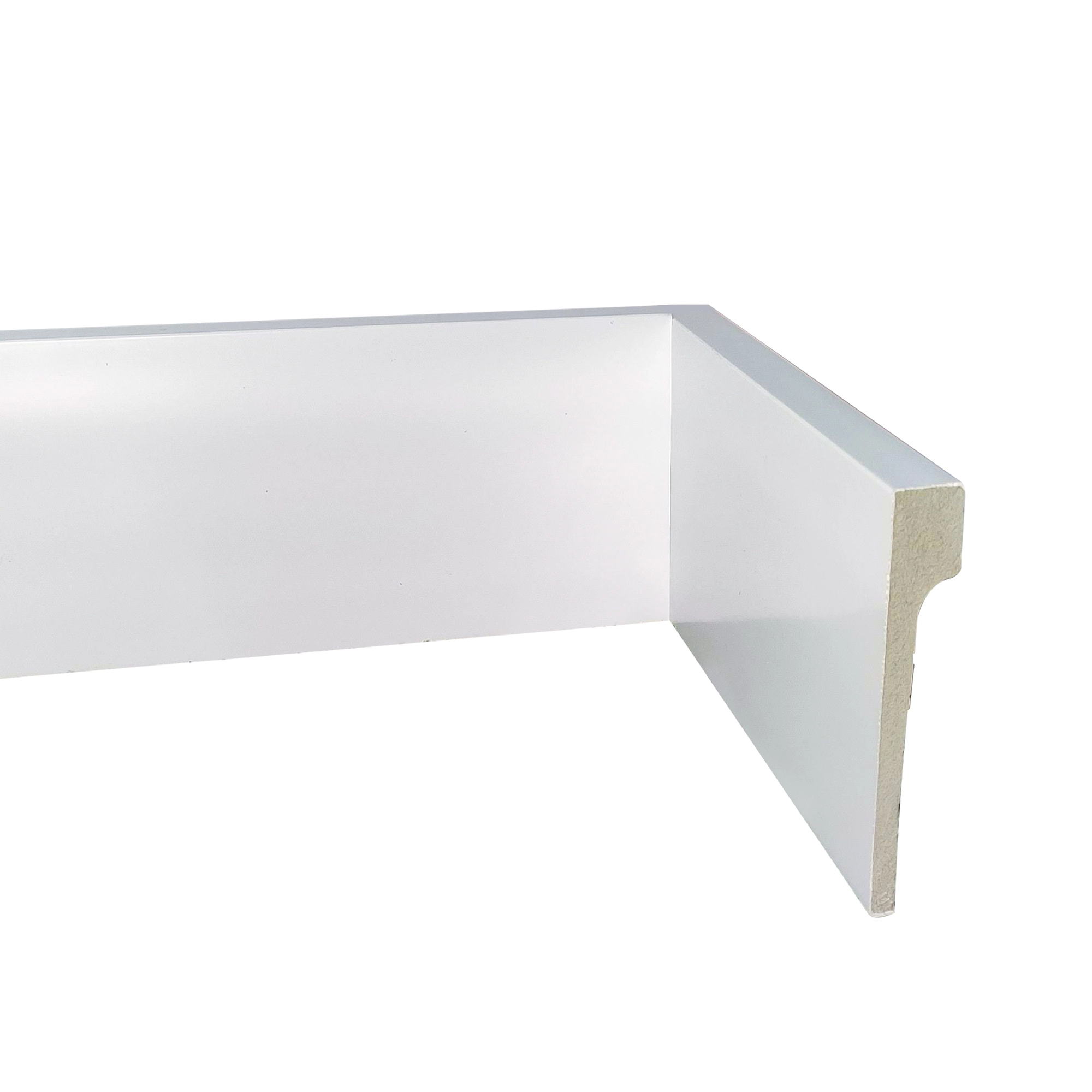 Rodapé Aqua Br Floor 12cm Sobrepor Cerâmico - Barra Com 2,25m (br120reforma)
