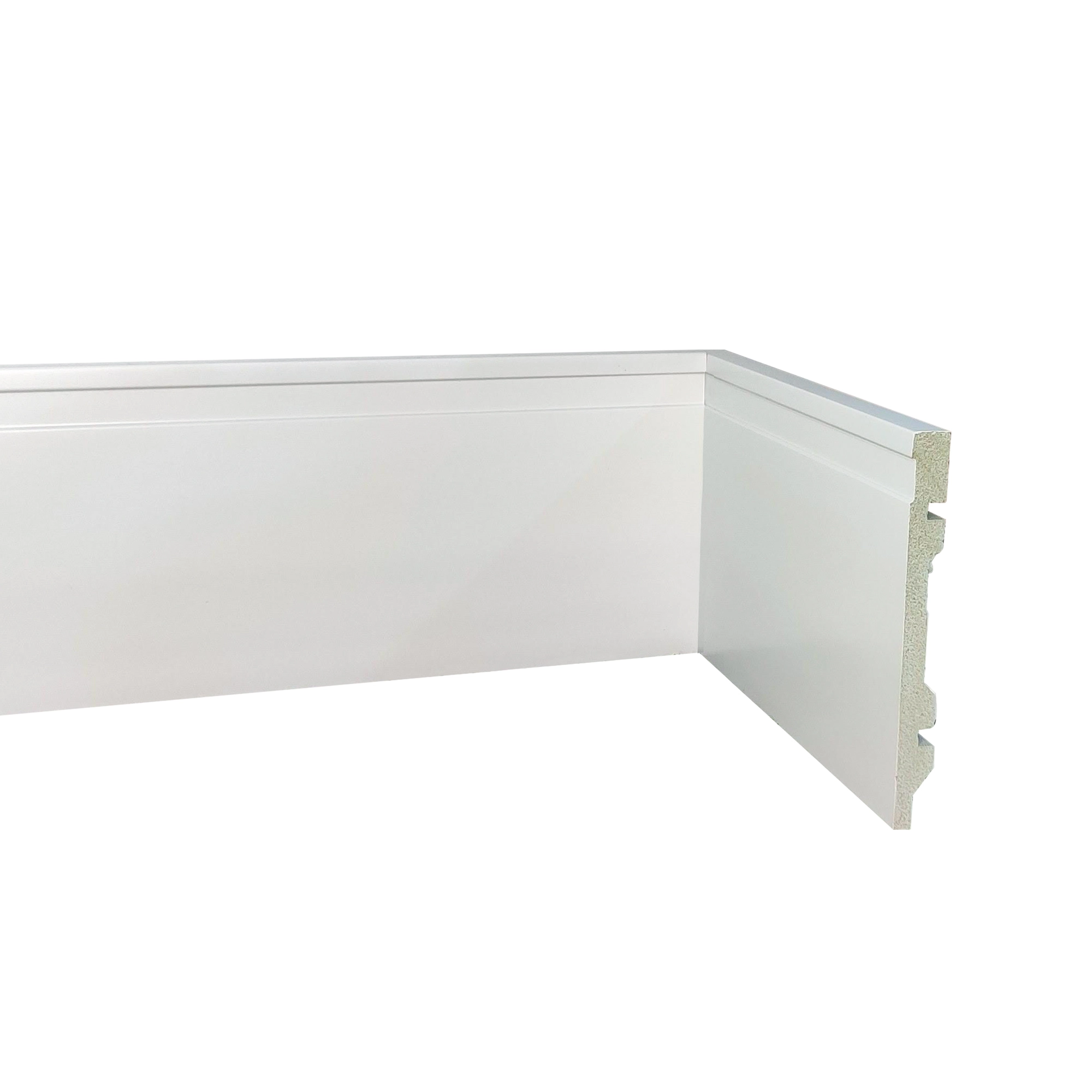 Rodapé Aqua Br Floor 15cm Frisado - Barra Com 2,25m (br150)