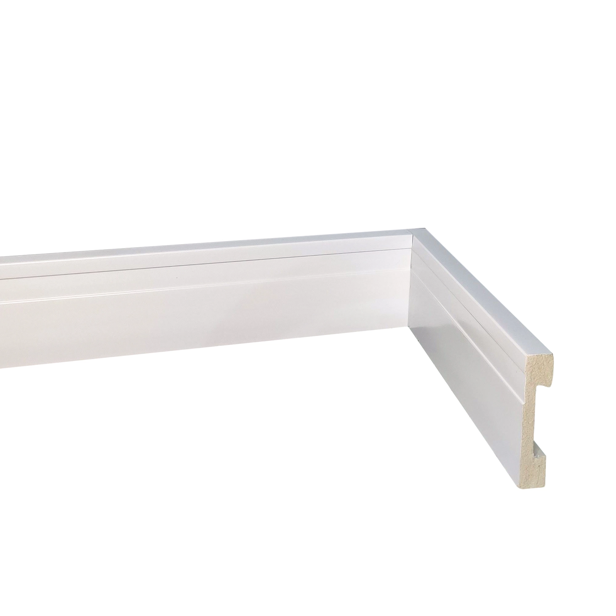 Rodapé Aqua Br Floor 7cm Frisado - Barra Com 2,25m (br70)