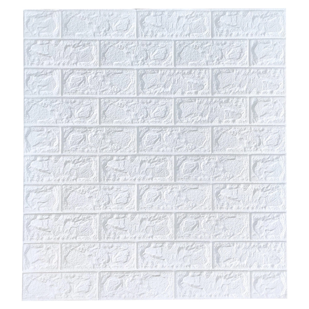 Painel 3d Tijolo Branco Auto Adesivo 70 X 77 Cm