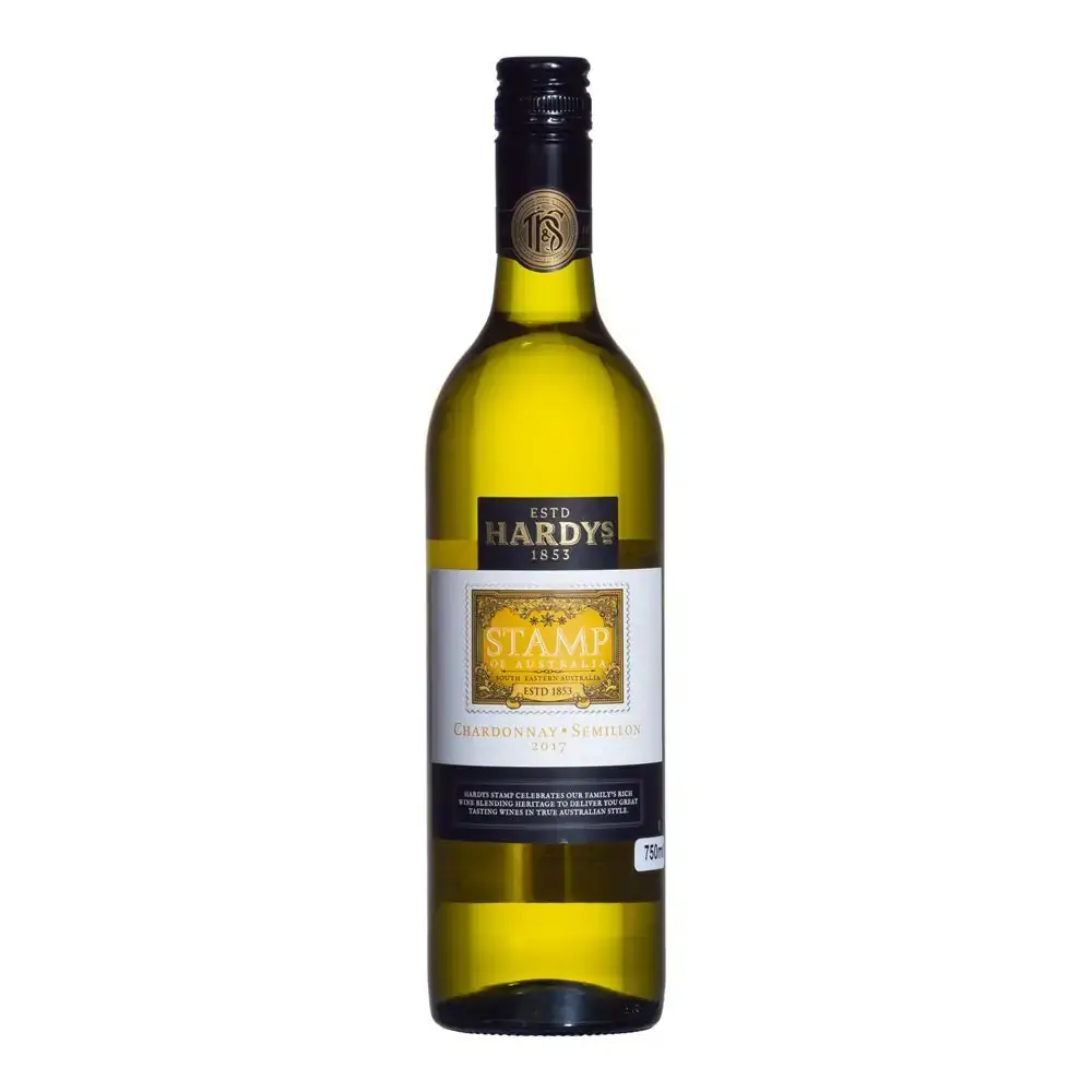 Vinho Australiano Branco Meio Seco Hardys Stamp Of Australia Chardonnay Sémillon South Australia Gar