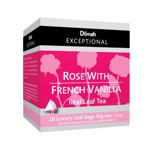 Cha Pto Dilmah Excep Rose With French Vanilla 40gr