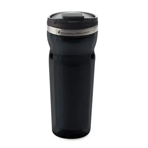 Copo Viagem Parede Dupla 450ml Preto