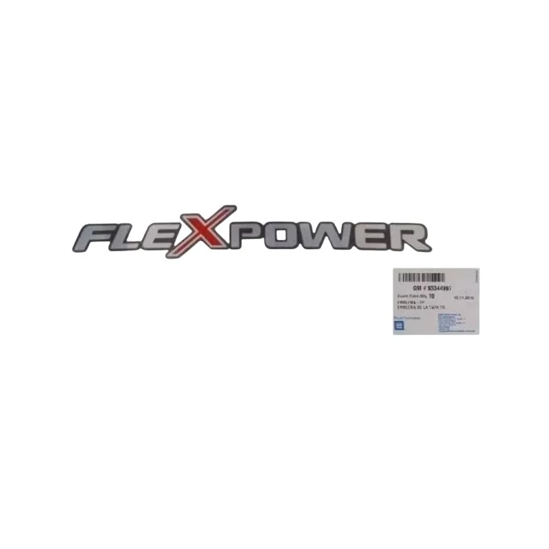 Emblema (Flex Power) - GENERAL MOTORS 93344997