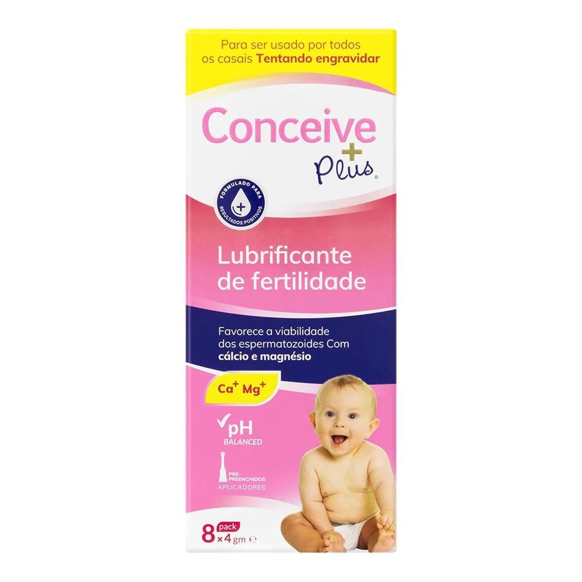 Lubrificante De Fertilidade Conceive Plus 8 Unidades