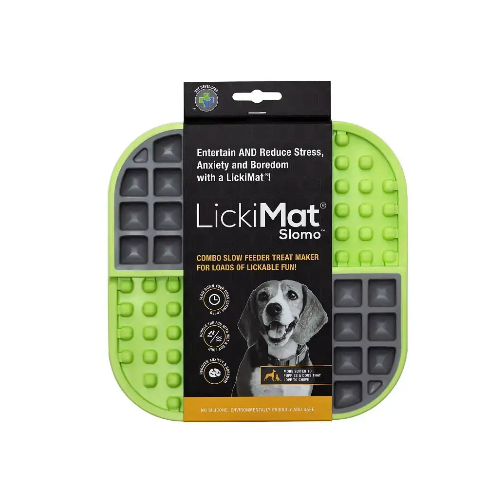 Alimentador Antiestresse Slomo Verde Lickimat