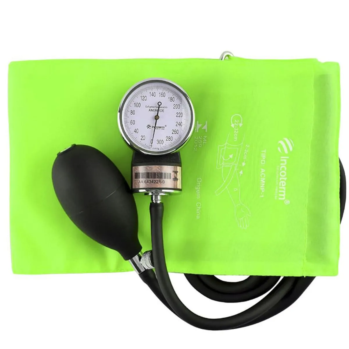 Medidor de Pressão Aneróide Incoterm EA100 Verde