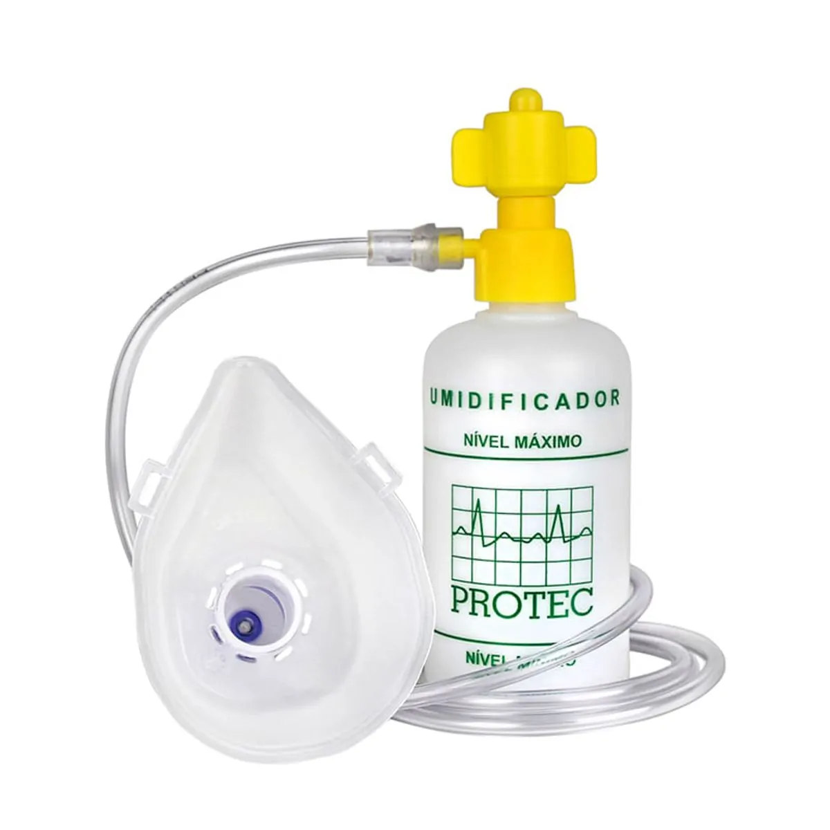 Conjunto de Umidificador 250ml Ar Comprimido