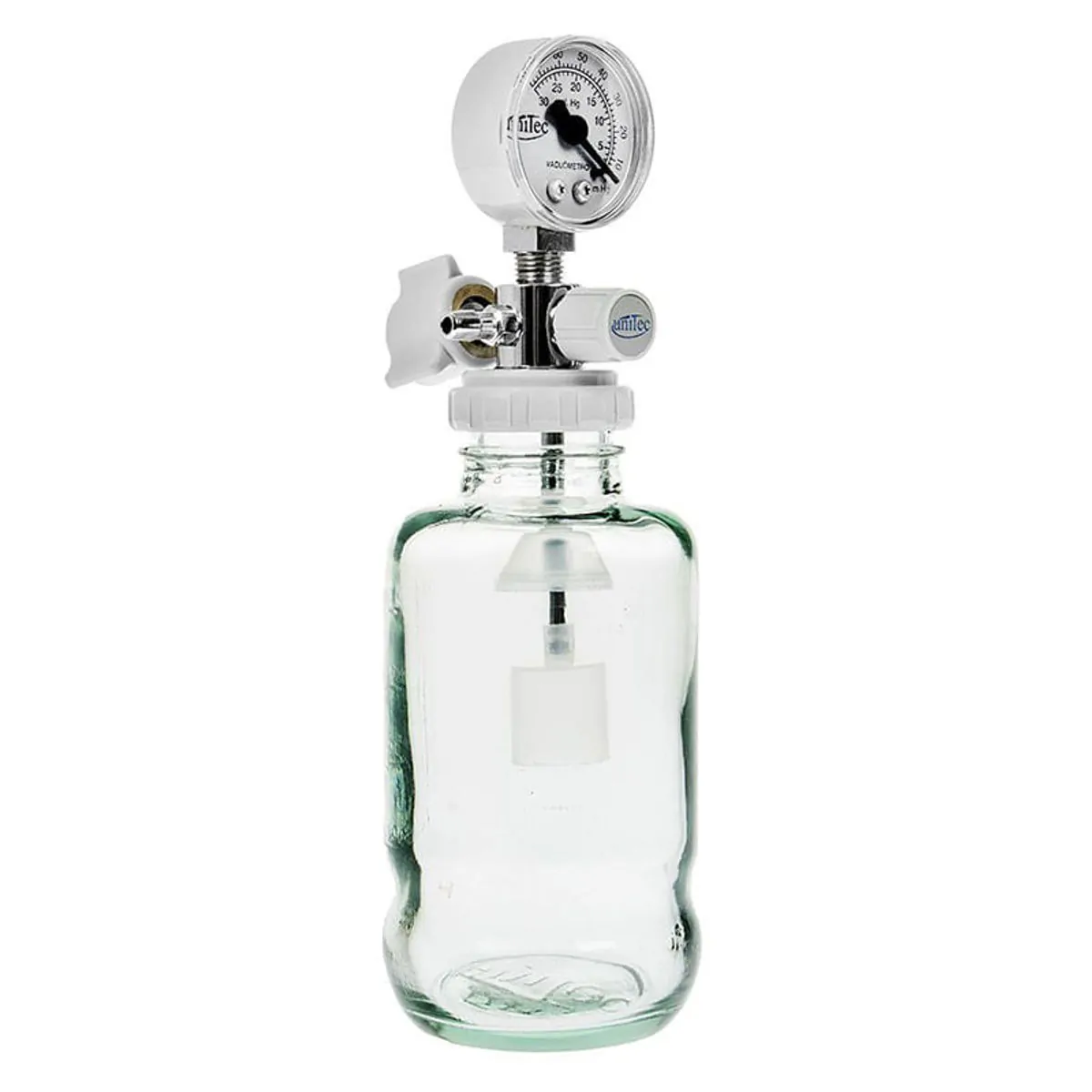 Aspirador para Rede Canalizada Vacuômetro 500ml Vidro AR130