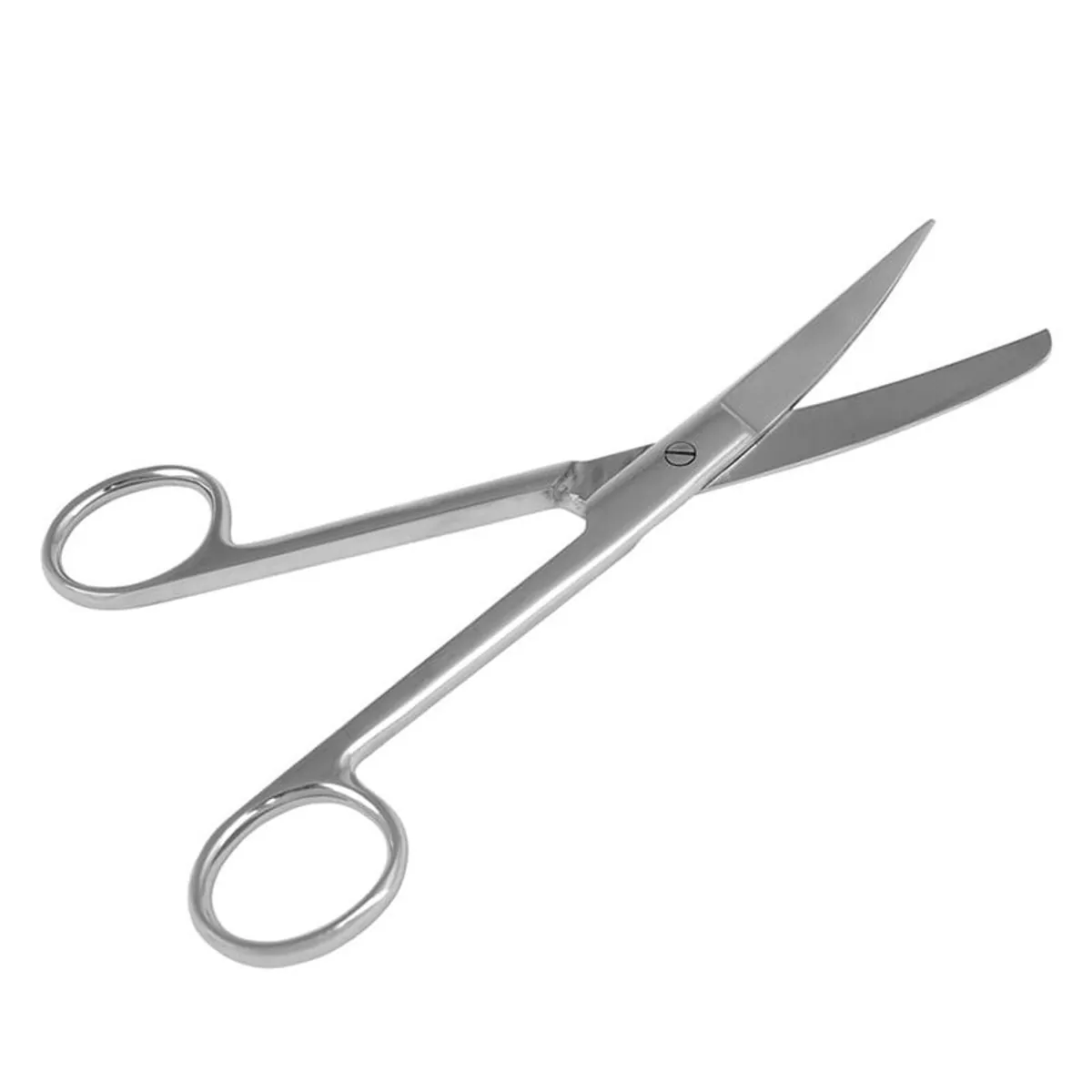Tesoura Cirúrgica 17cm Curva Fina Romba