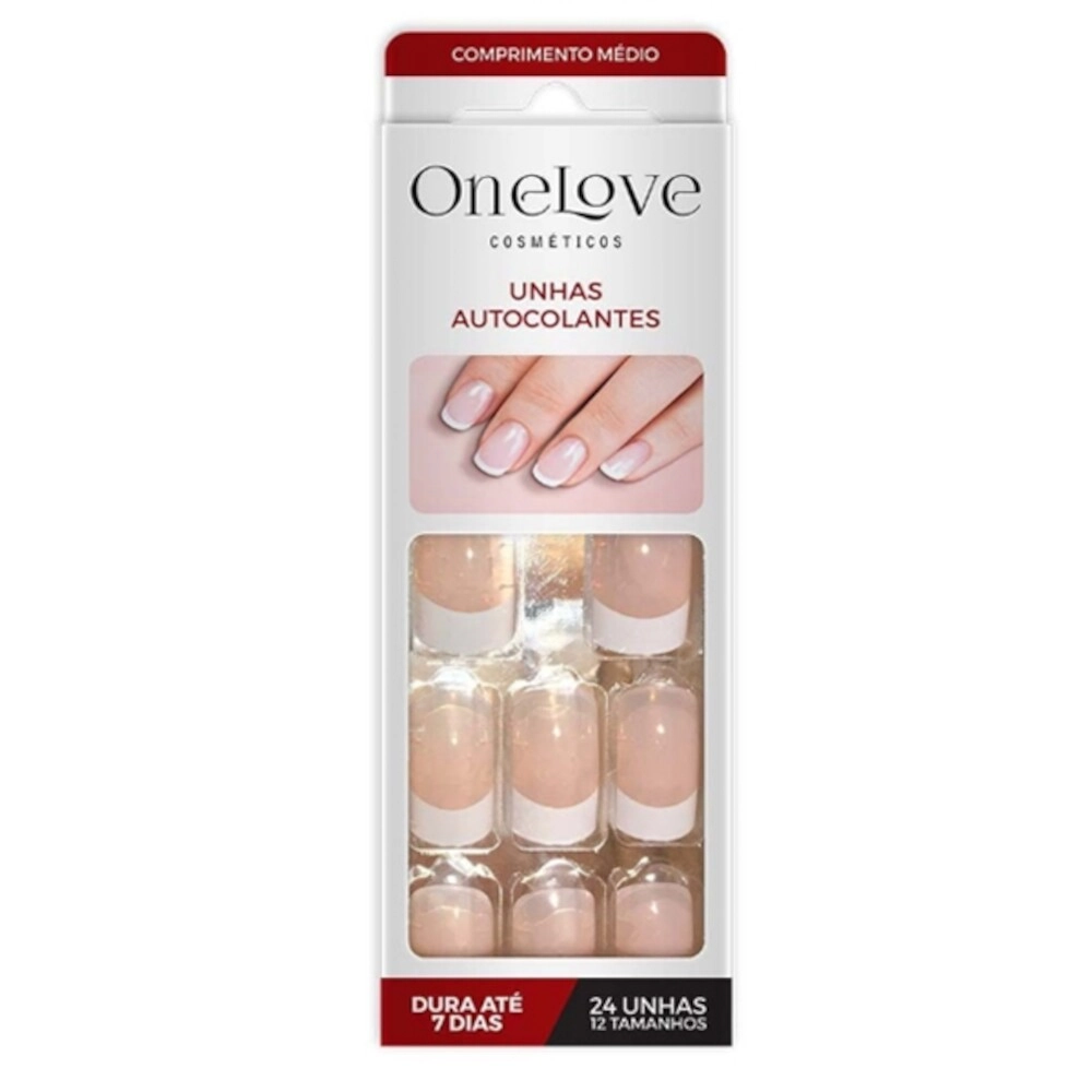 Unha Decorada One Love French Classic