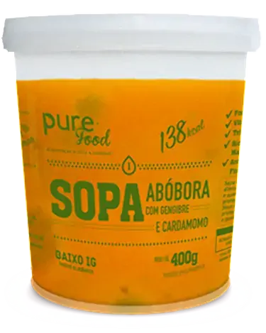 Sopa Abobora Pure Food 400g