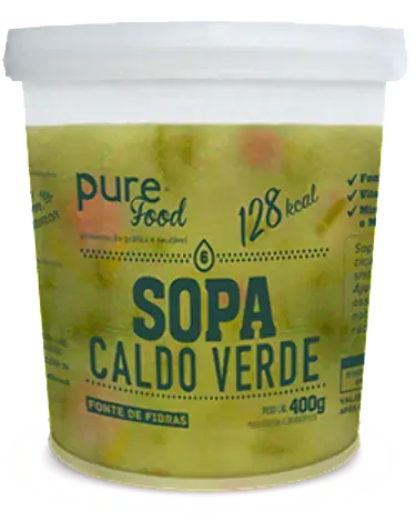 Sopa Caldo Verde Purê Food 400g