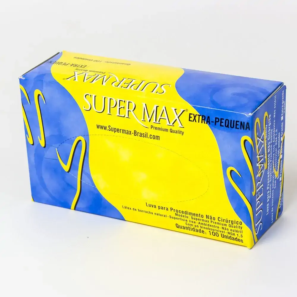 Luva Latex Super Max C/100 Ex Peq