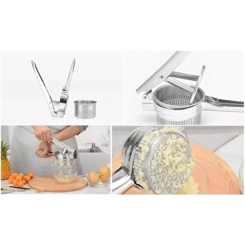 Espremedor Batata Inox Multiuso 10cm 4004 Chef Line