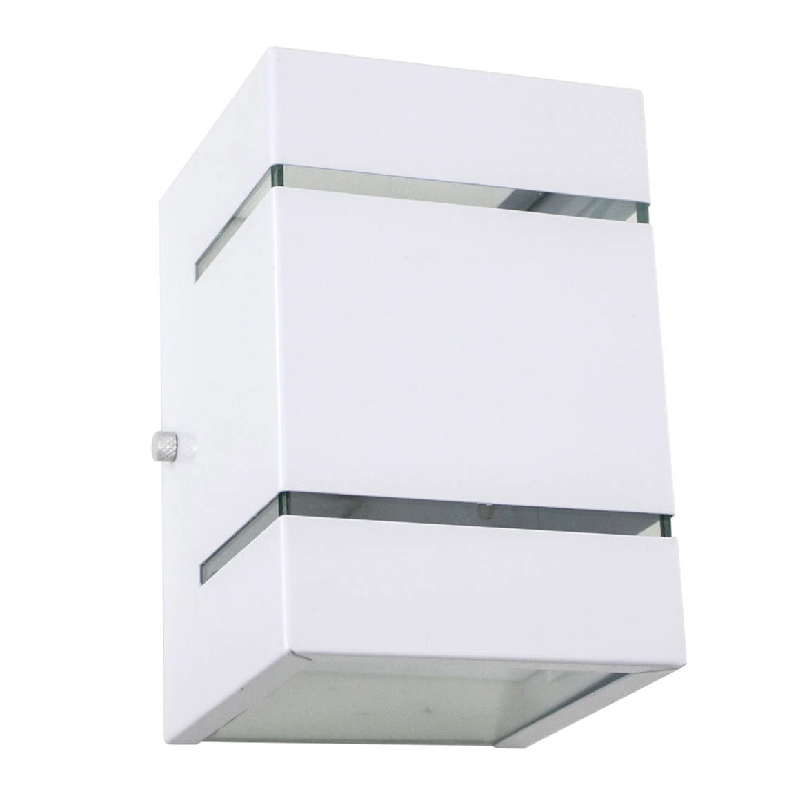 Kit Com 3 Arandelas 2 Focos C/ Frisos E Facho Branca Externa Parede Muro St327