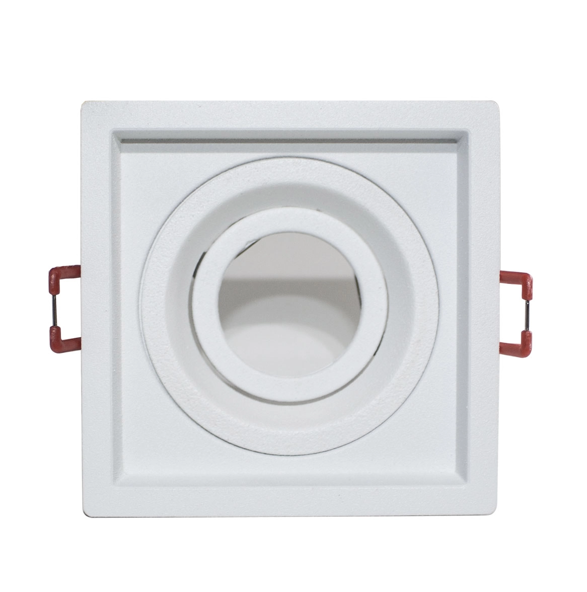 Spot Embutir Quadrado Recuado Orientável para lâmpada mini Dicroica MR11 Gu10 St47011
