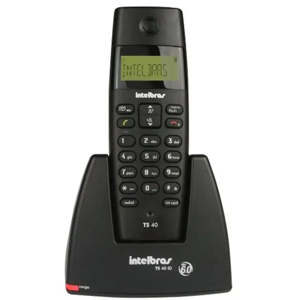 Telefone Sem Fio Digital Ts 40 Id Intelbras Ts40id Com Identificacao De Chamadas.