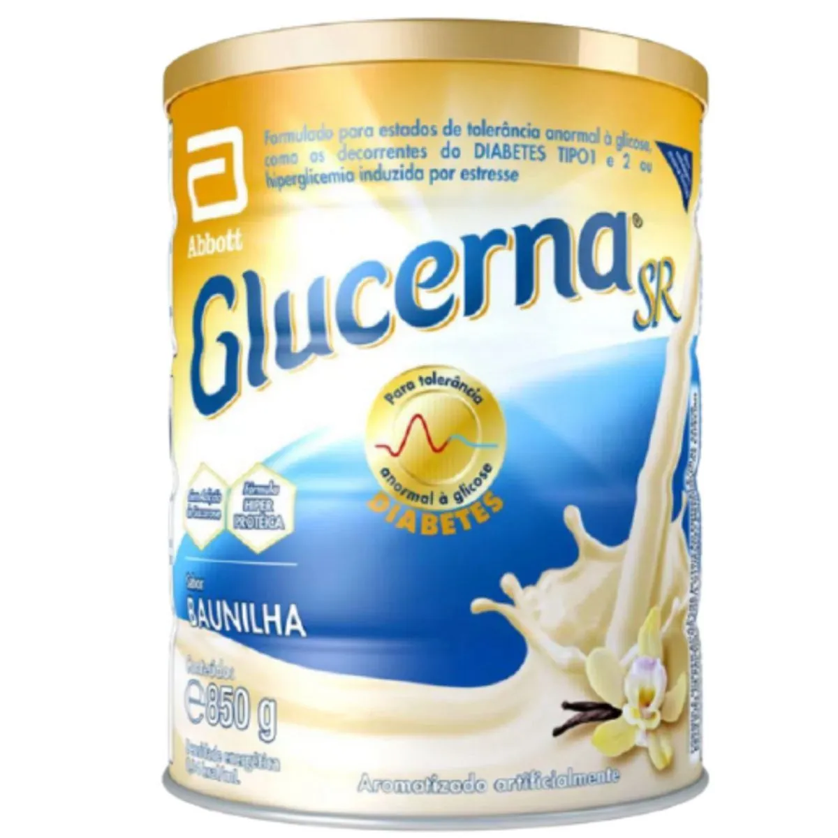 Glucerna Sr 850g sabor baunilha Abbott