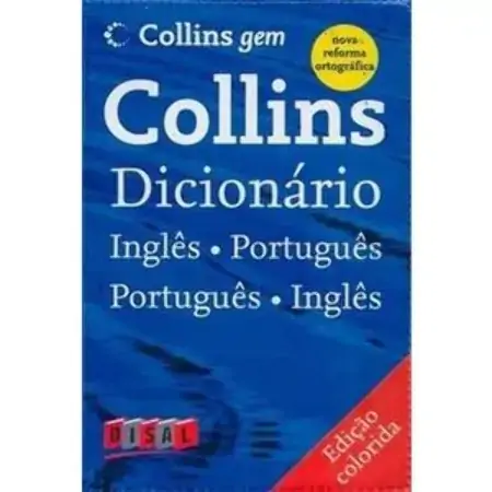 Collins Dicionario Inglês / Português Vv Vinil Edição Colorida Nova Ortografia Collins