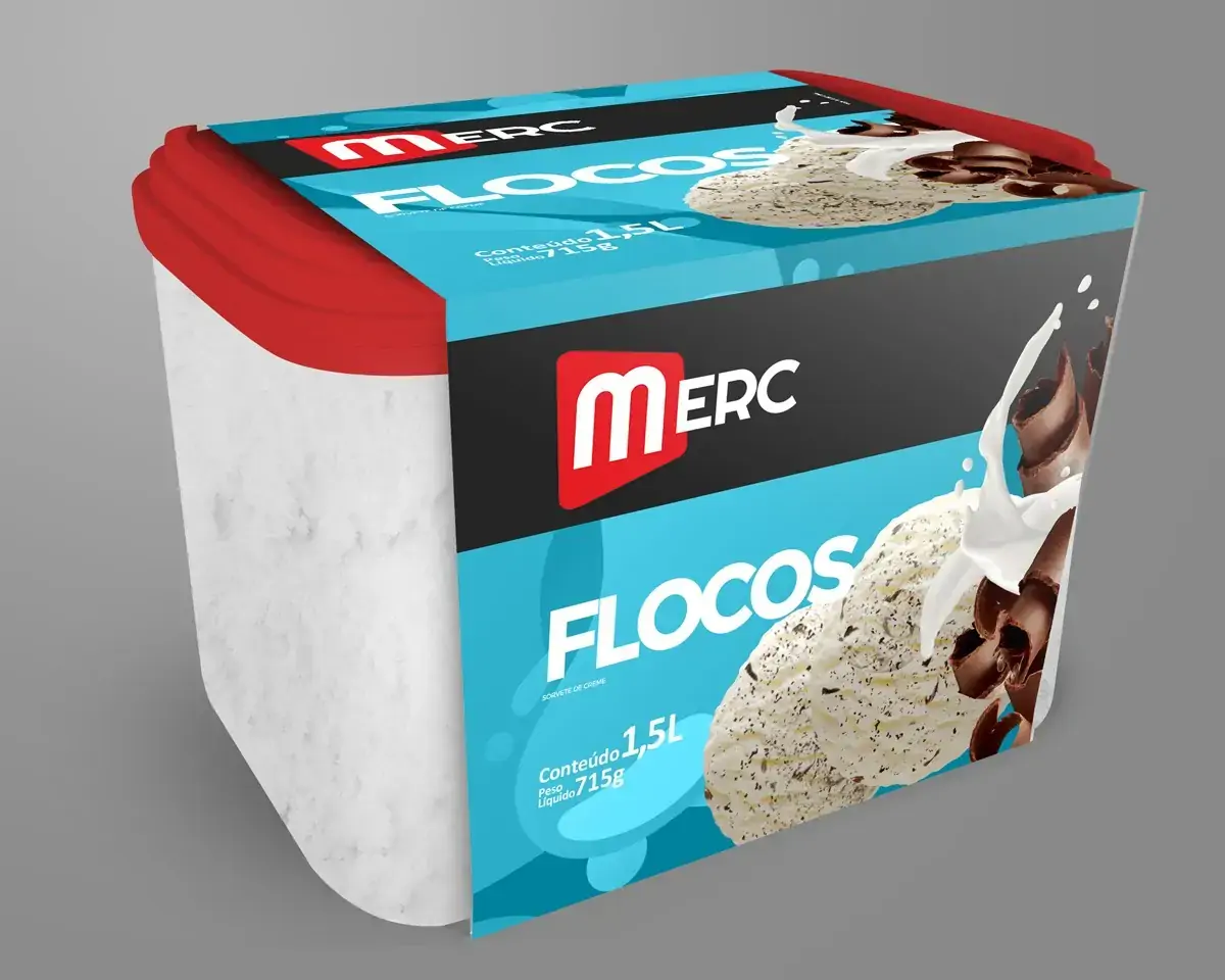 Sorvete Merc Flocos 1,5l