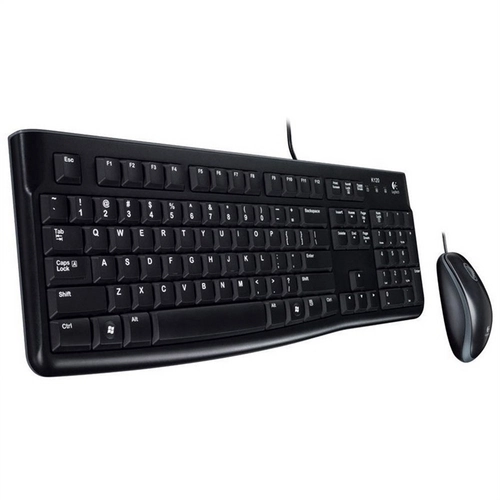 Teclado E Mouse óptico Mk120 Usb Preto Logitech