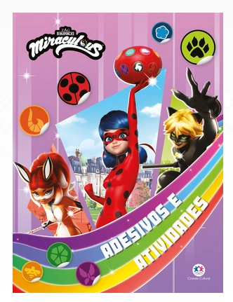 Livro Ladybug Adesivos E Atividades 00400 Ciranda