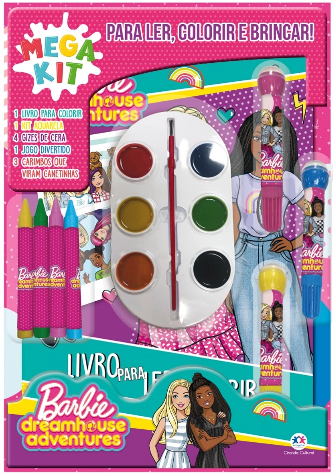 Livro Mega Kit Barbie 104354 Ciranda Cultural