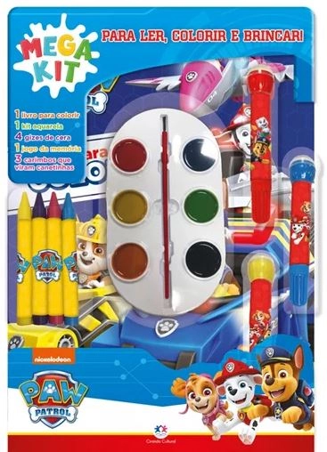 Livro Mega Kit Patrulha Canina 104408 Ciranda Cultural
