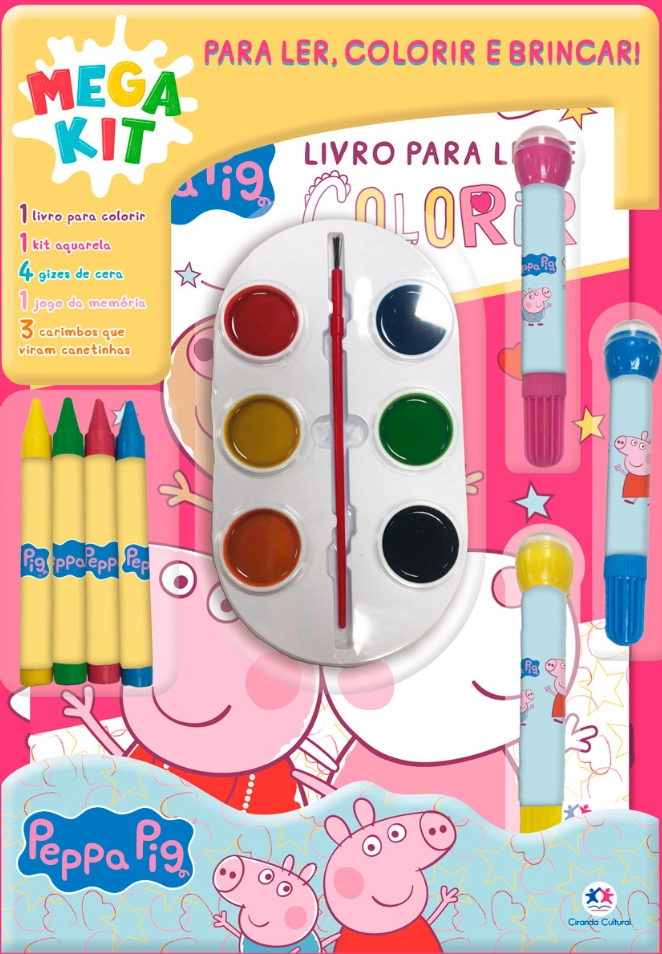 Livro Mega Kit Peppa Pig 104439 Ciranda Cultural
