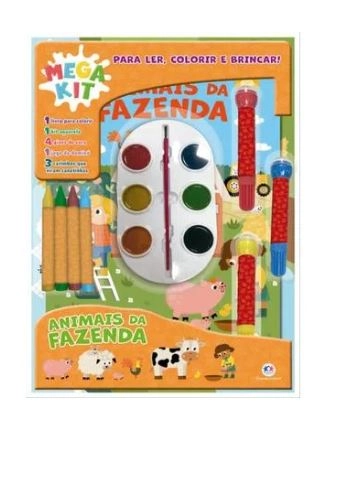 Livro Mega Kit Animais Da Fazenda 104798 Ciranda Cultural