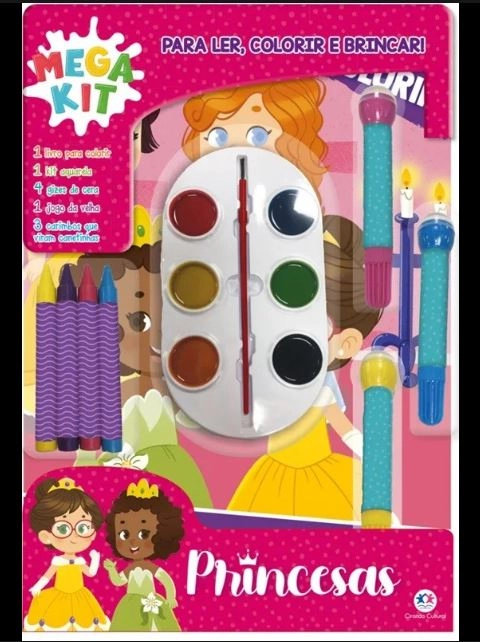 Livro Mega Kit Princesas 104835 Ciranda Cultural