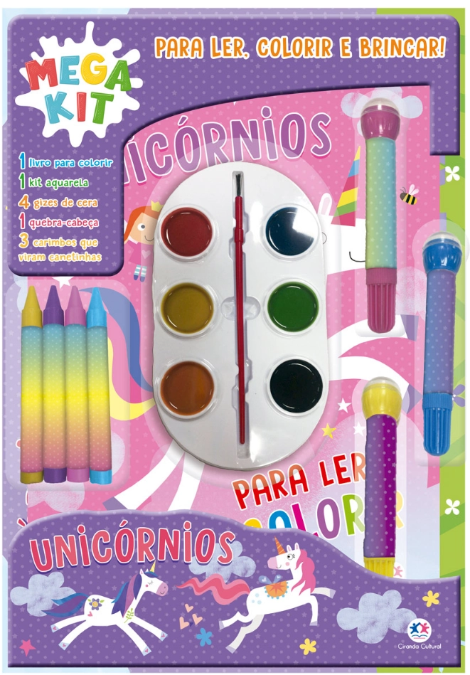 Livro Mega Kit Unicornios 104866 Ciranda Cultural