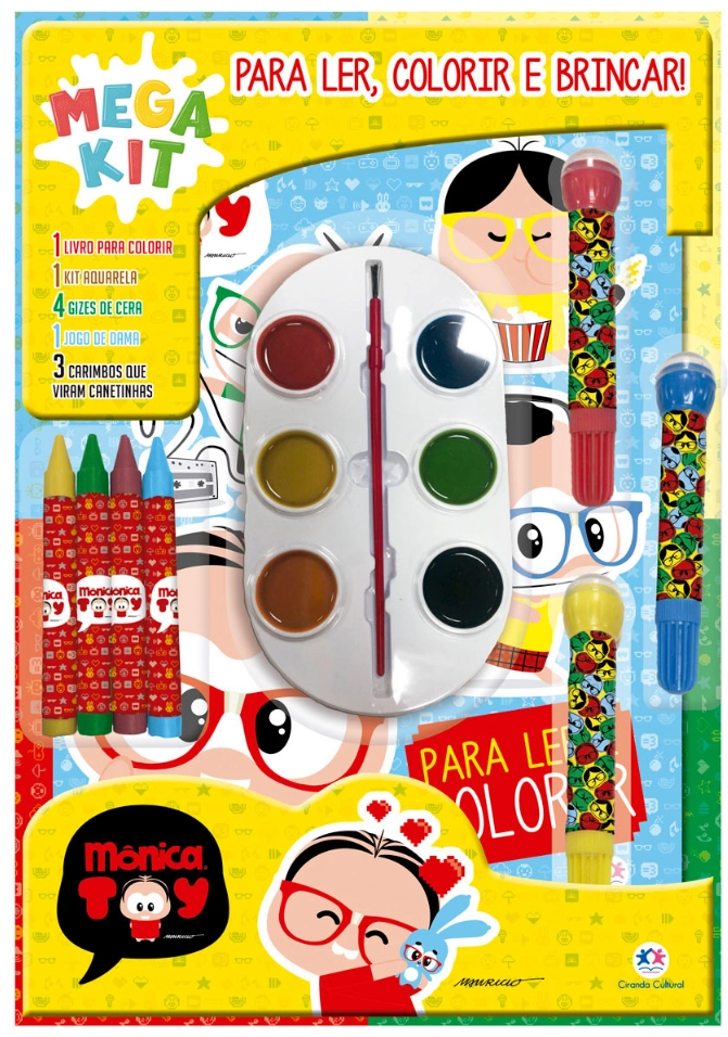 Livro Mega Kit Turma Da Monica 105368 Ciranda Cultural